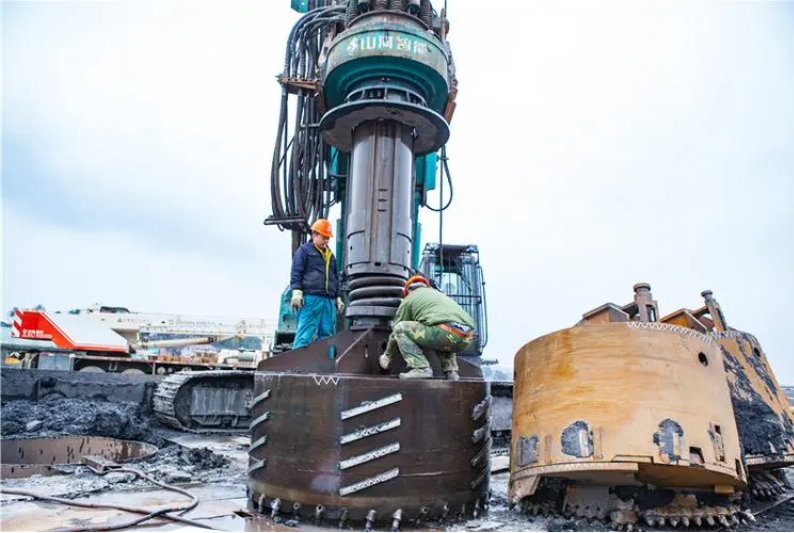 Foundation drilling